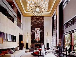 软装设计-江南园林式别墅与现代时尚风格的完美结合